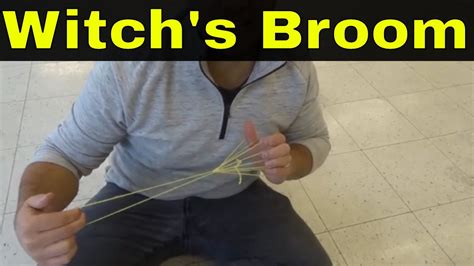 How to do the witches broom with string